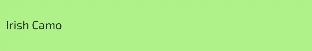 Irish Camo